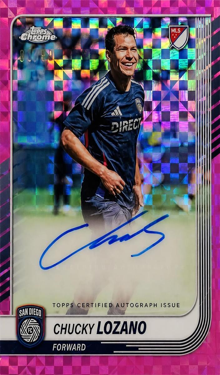 2025 Chucky Lozano [Pink X-Fractor] #CA-LZ