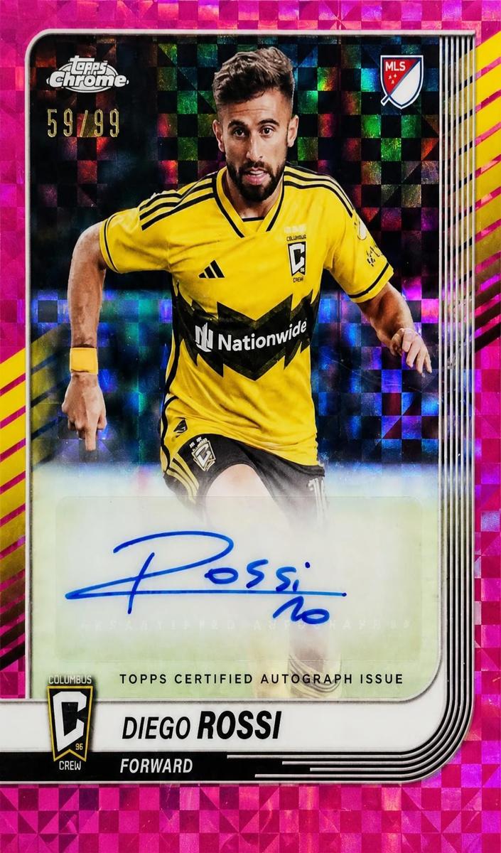 2025 Diego Rossi [Pink X-Fractor] #CA-DR