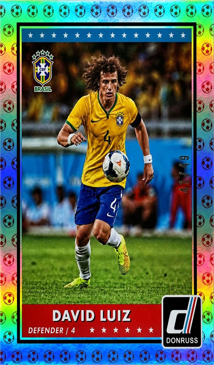 2015 Panini Donruss David Luiz #55 card