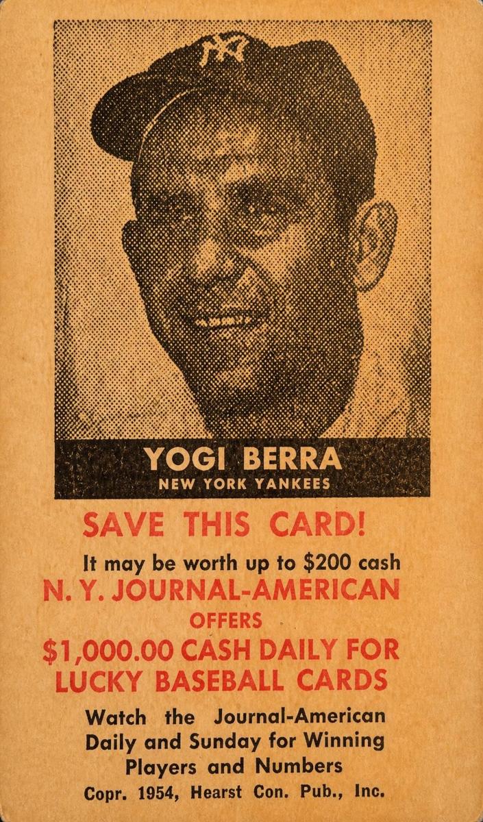 1954 Yogi Berra #NNO