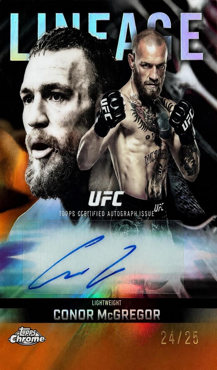 2025 Conor McGregor [Orange Refractor] #CVA-CM
