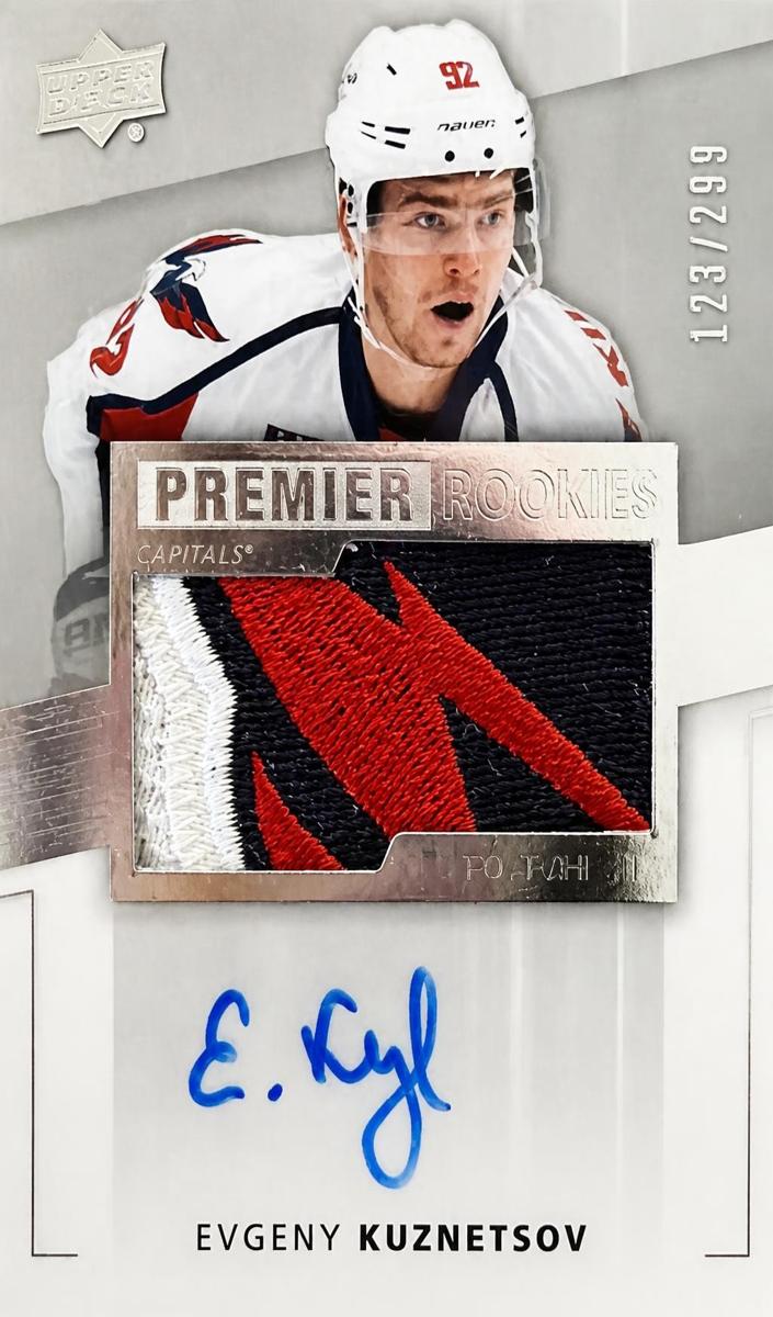 2014 Upper Deck Premier Evgeny Kuznetsov #107 card