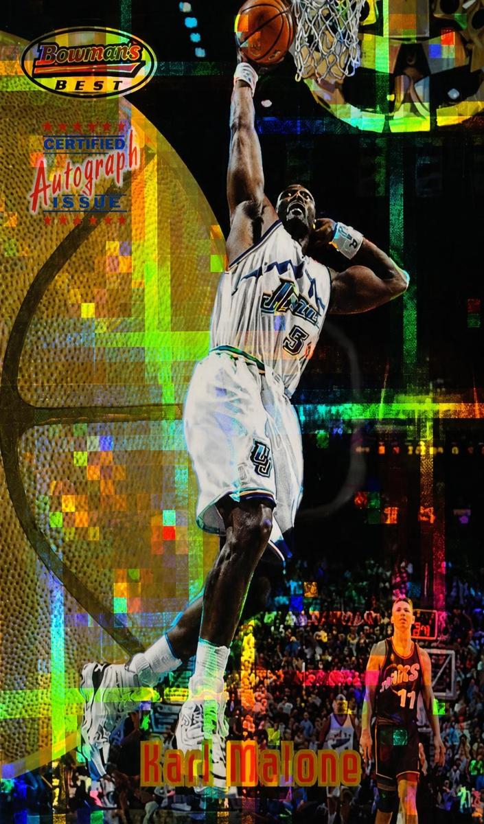 1997 Karl Malone [Atomic Refractor] #13