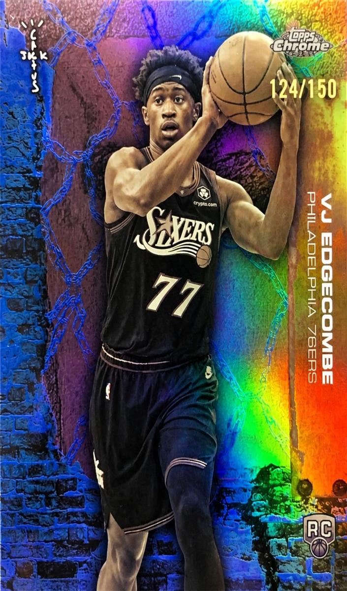 2025 VJ Edgecombe [Blue Refractor] #63
