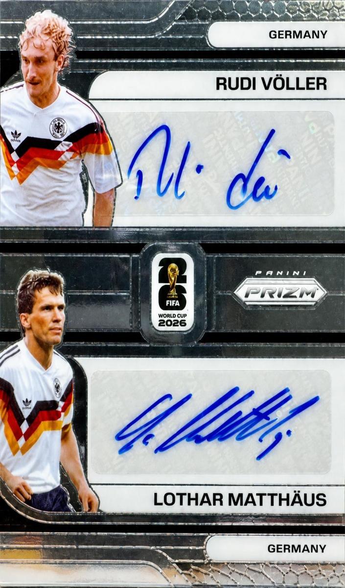 2026 Panini Prizm FIFA World Cup Lothar Matthaus / Rudi Voller #DS-RL card
