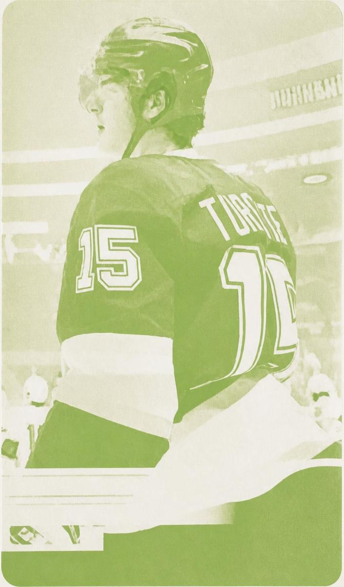 2025 Upper Deck Alex Turcotte [Printing Plate Yellow] #76 card