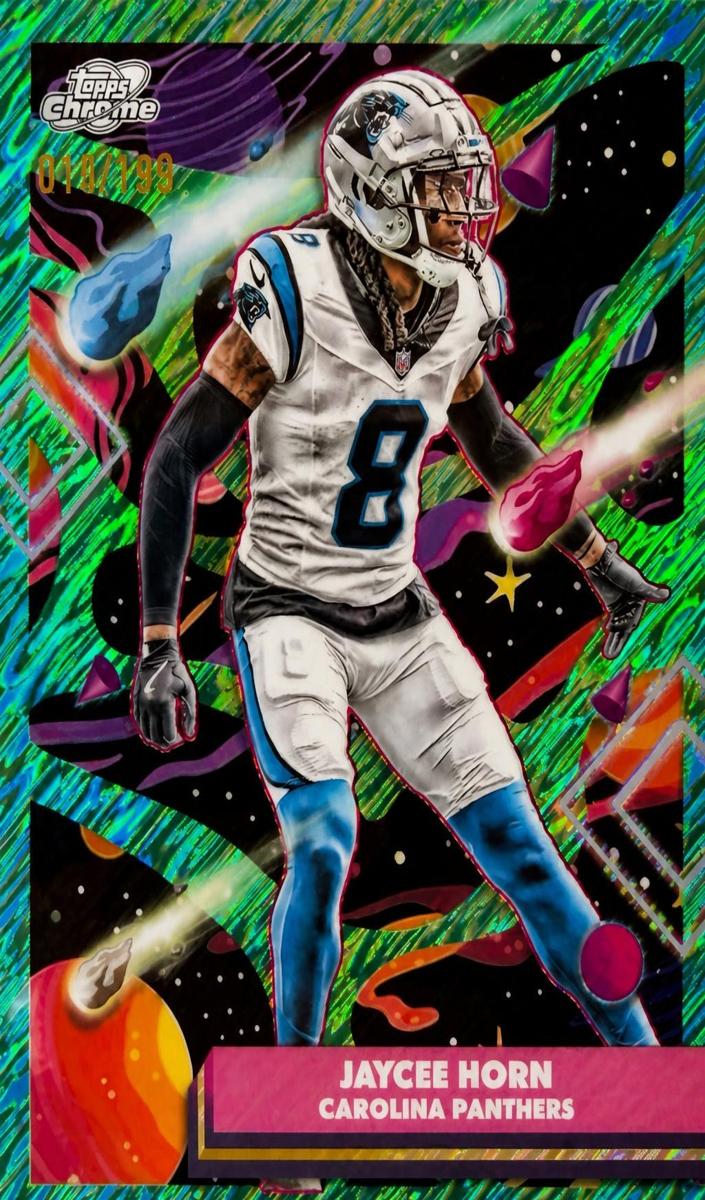 2025 Topps Cosmic Chrome Jaycee Horn [Gold Interstellar Refractor] #15 card