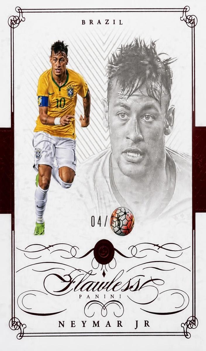 2015 Panini Flawless Neymar Jr [Ruby] #53 card