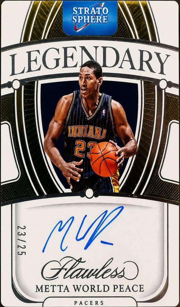 2023 Panini Flawless Metta World Peace #LS-MWP card