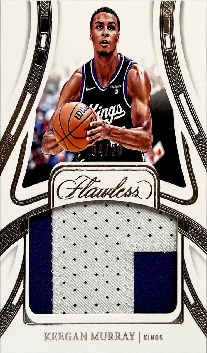 2023 Panini Flawless Keegan Murray #PAT-KGM card