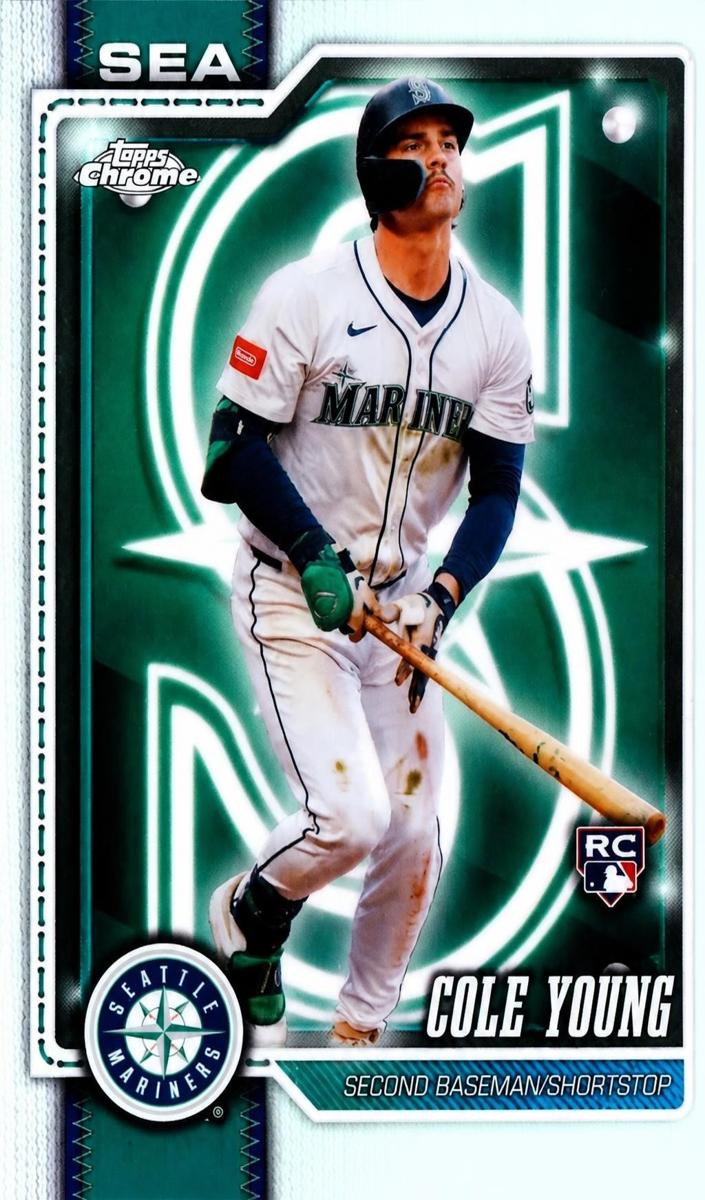 Cole Young 2026 Topps Chrome Baseball card