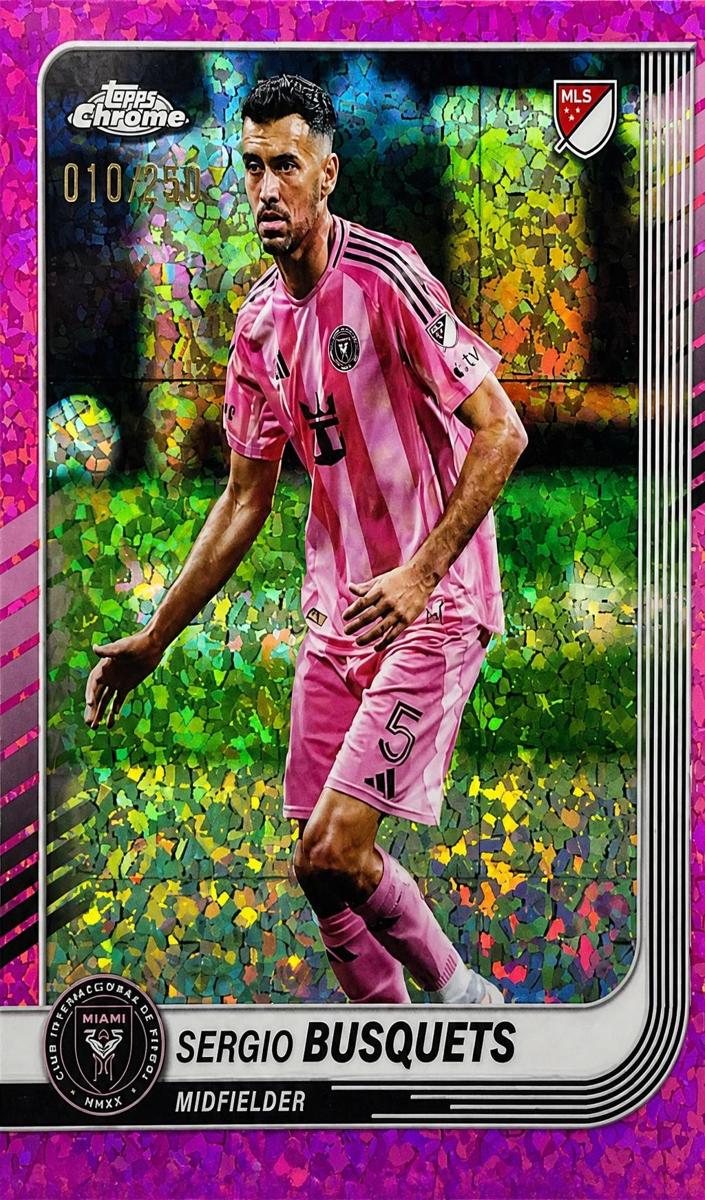 2025 Sergio Busquets [Pink Mini-Diamonds Refractor] #88