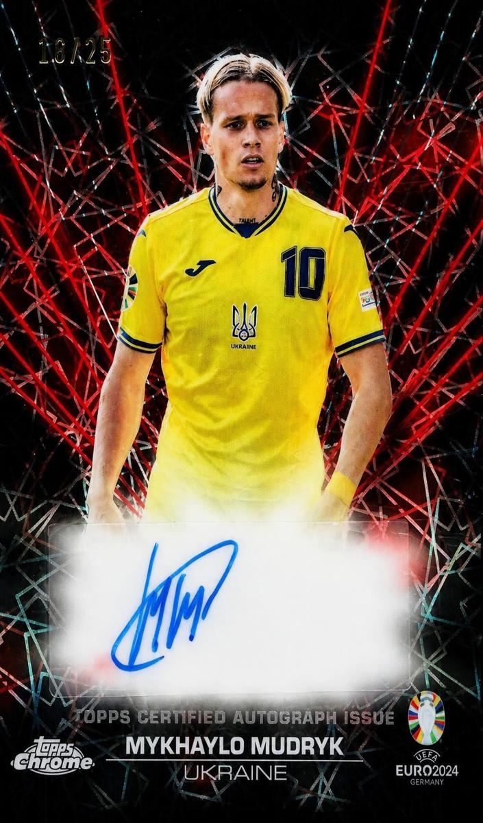 2024 Mykhaylo Mudryk [Orange Refractor] #LA-MM