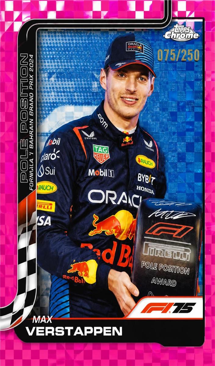 2025 Max Verstappen [Pink Checker Flag Refractor] #117