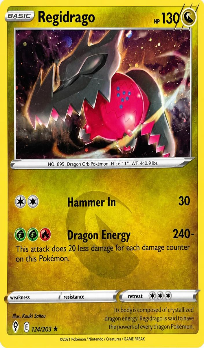 2021 Regidrago Holo #124