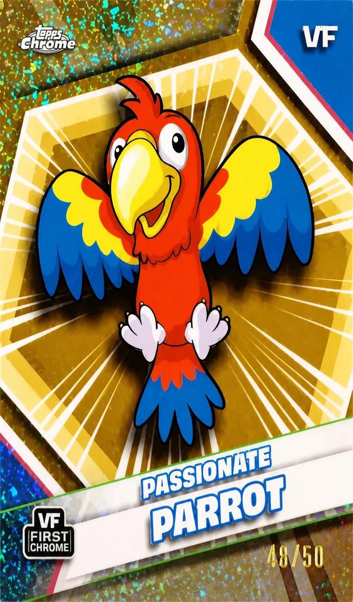 2026 Passionate Parrot [Gold Refractor] #132