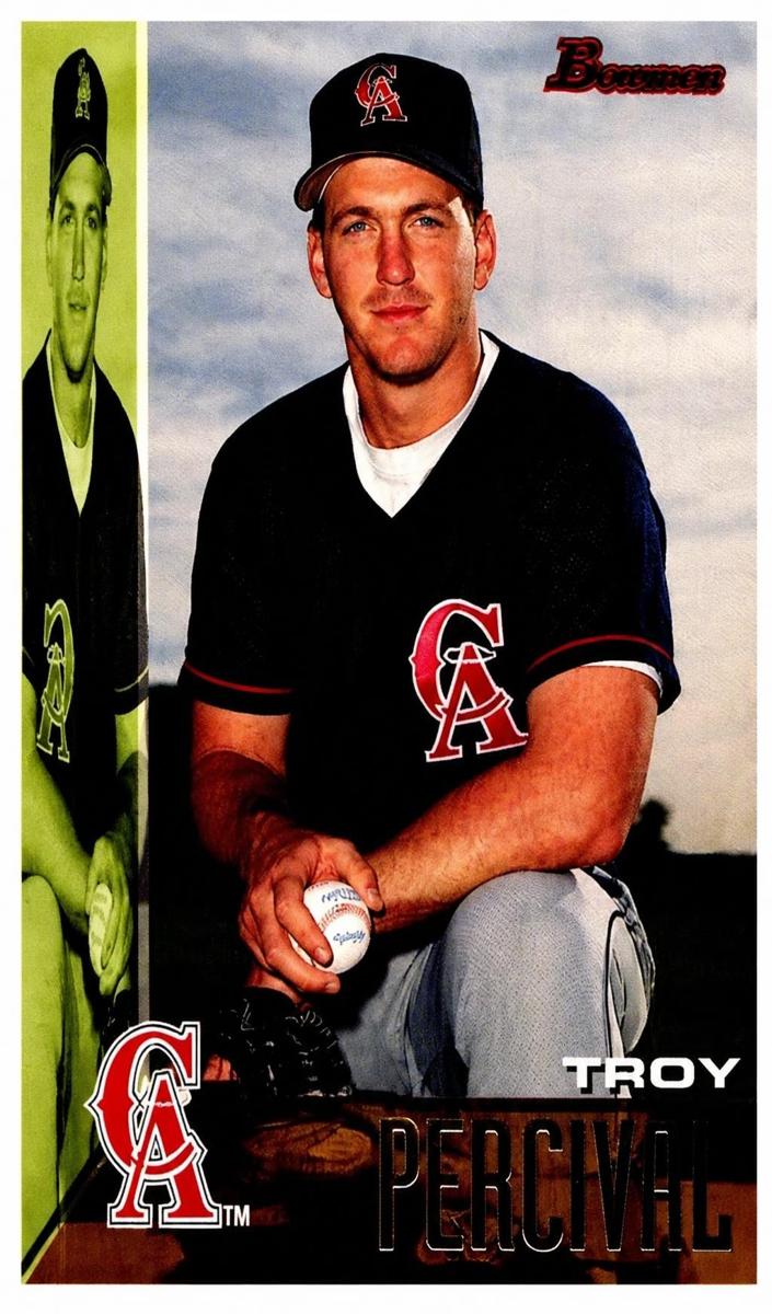 1995 Bowman Troy Percival #69 card
