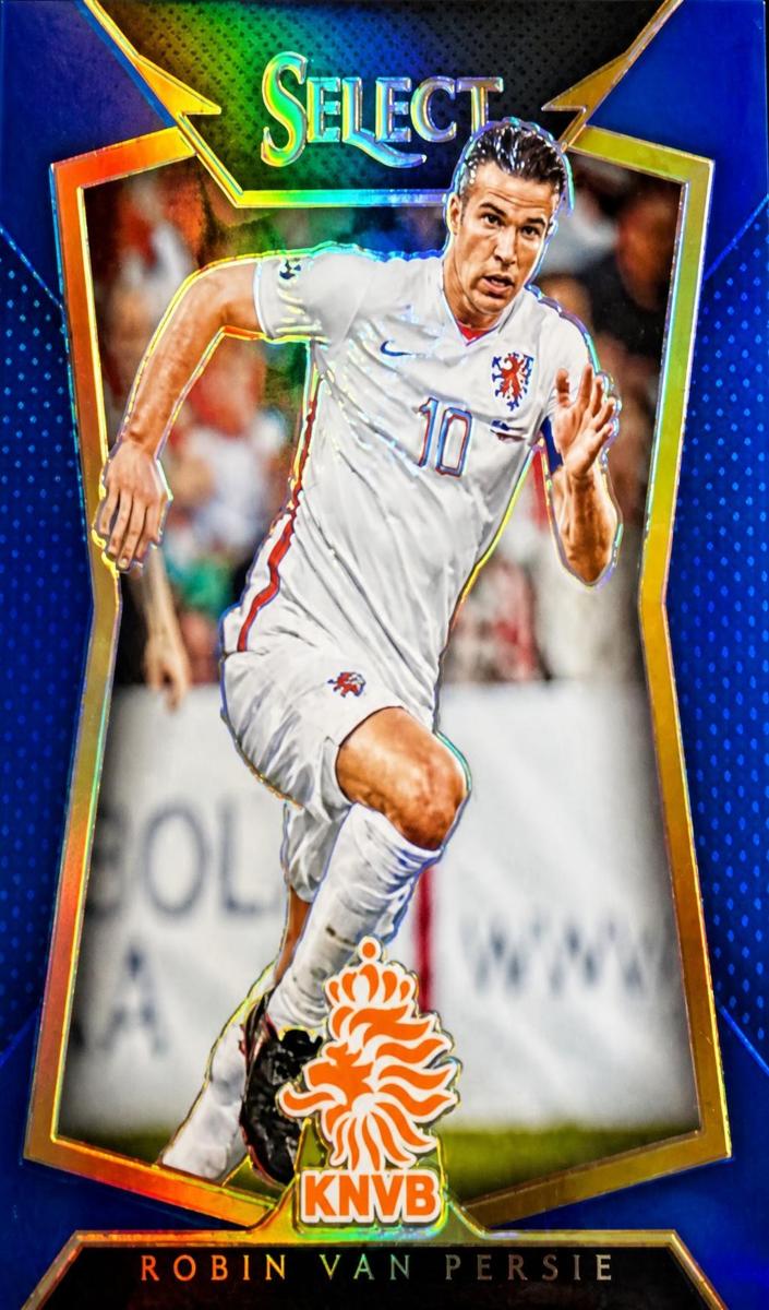 2015 Panini Select Robin van Persie [Blue] #100 card