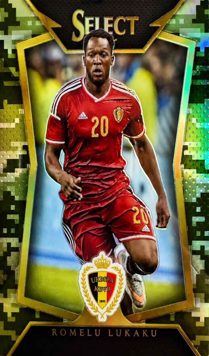2015 Panini Select Romelu Lukaku [Camo] #85 card