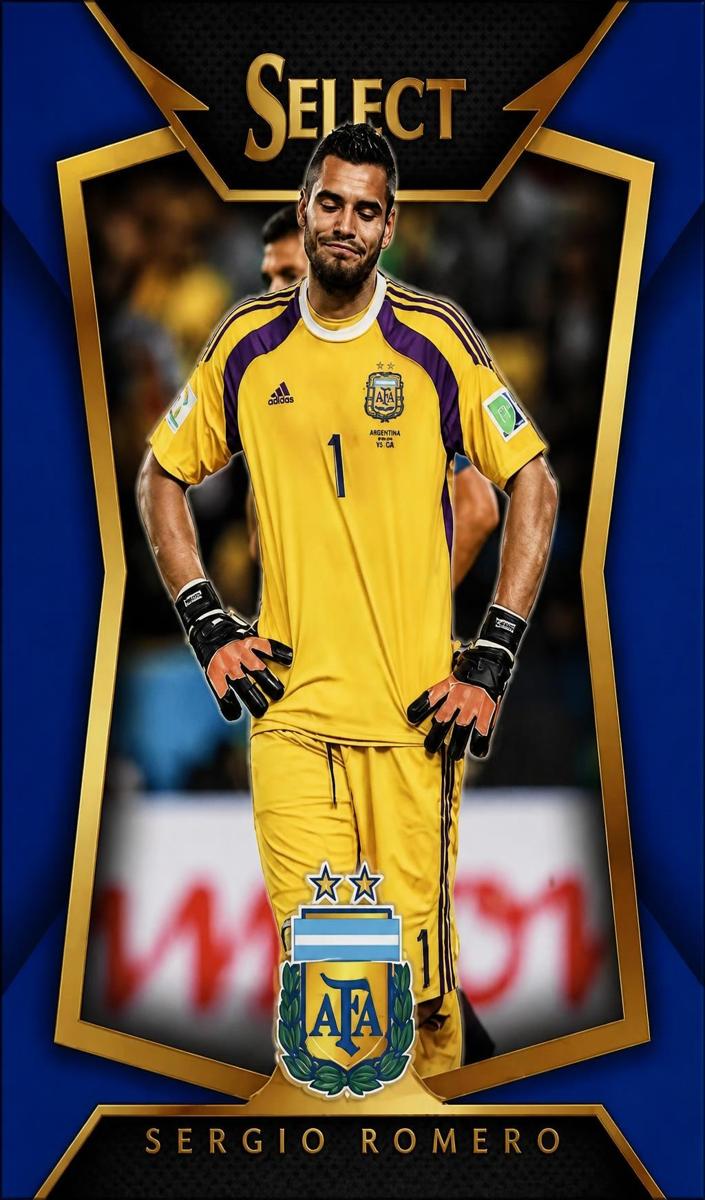 2015 Panini Select Sergio Romero [Blue] #66 card