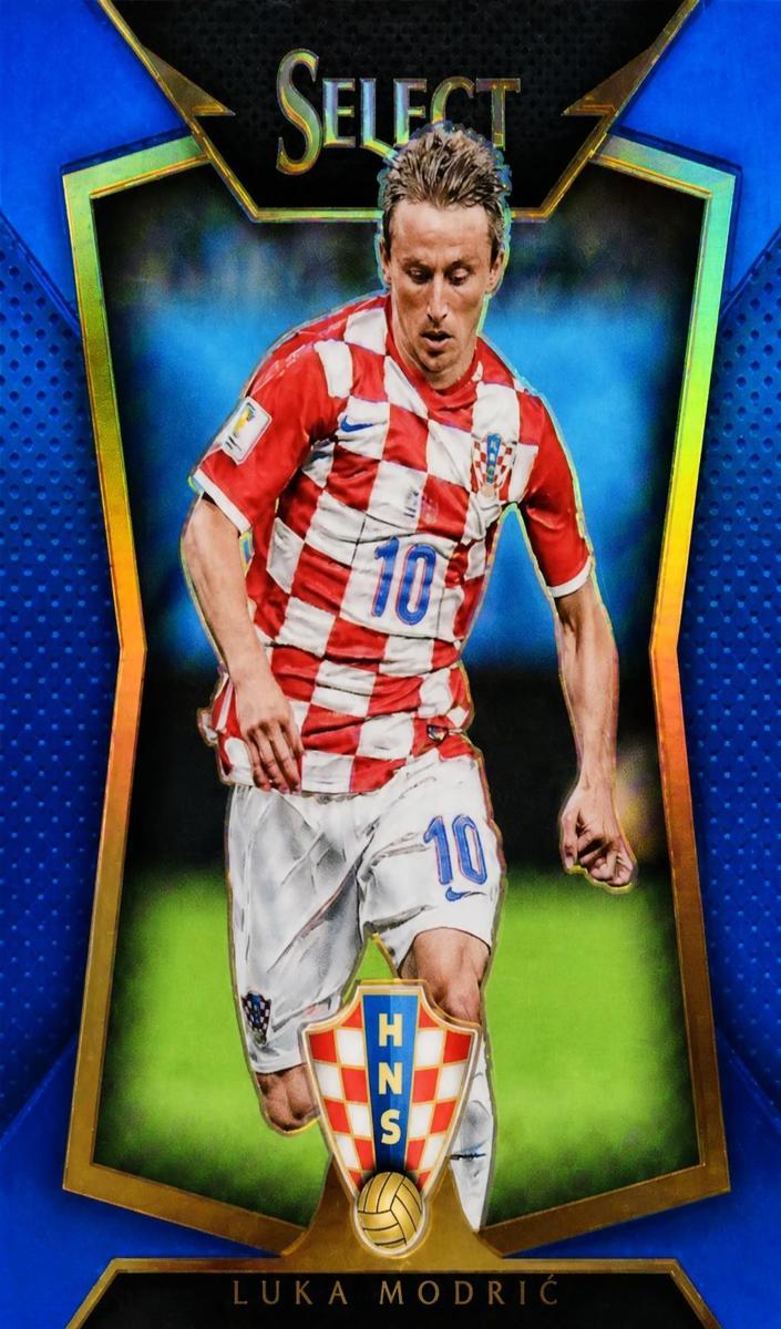 2015 Panini Select Luka Modric [Blue] #68 card