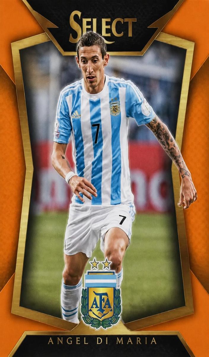2015 Panini Select Angel Di Maria [Orange] #63 card