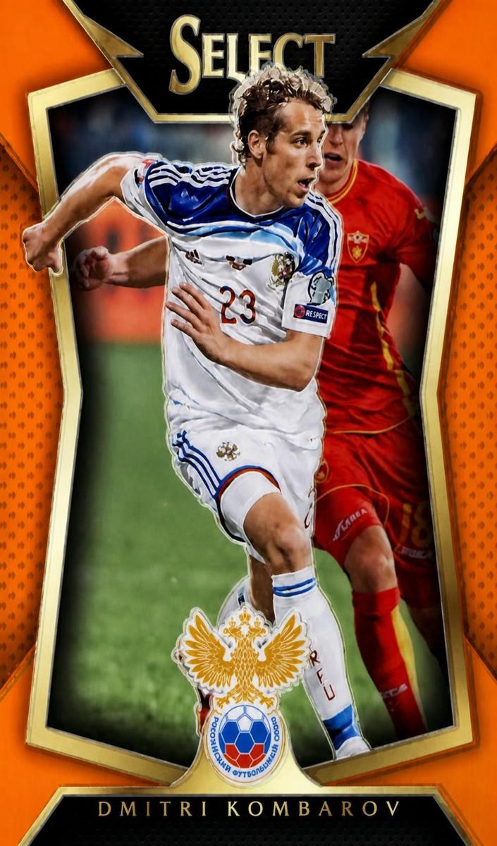 2015 Panini Select Dmitri Kombarov [Orange] #28 card