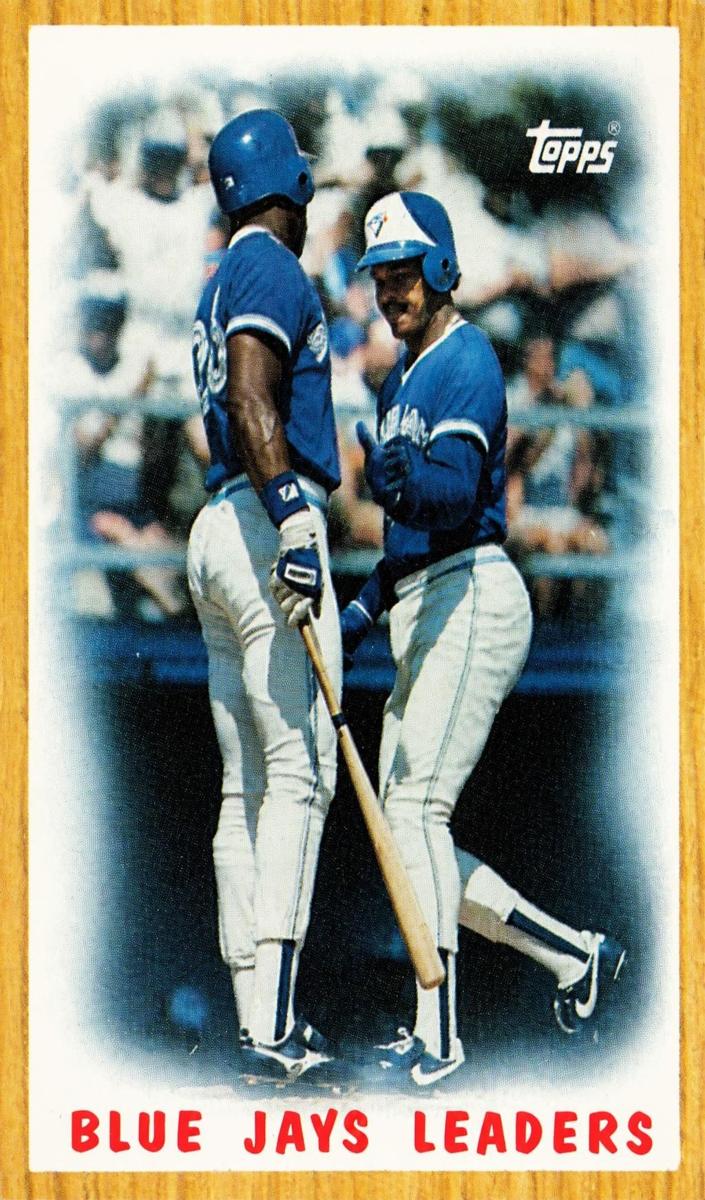 1987 Topps Blue Jays Leaders #106 card