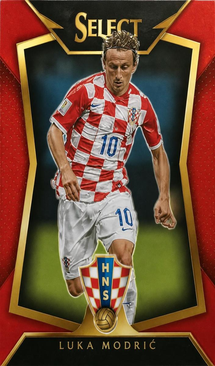 2015 Panini Select Luka Modric [Red] #68 card