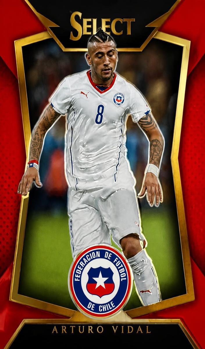 2015 Panini Select Arturo Vidal #4 card