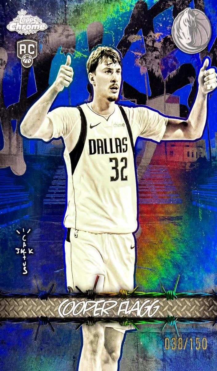 2025 Cooper Flagg [Blue Refractor] #JU-1