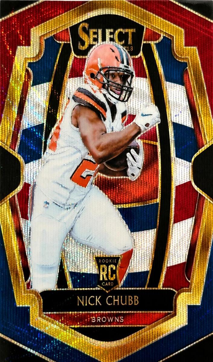 2018 Panini Select Nick Chubb #152 card
