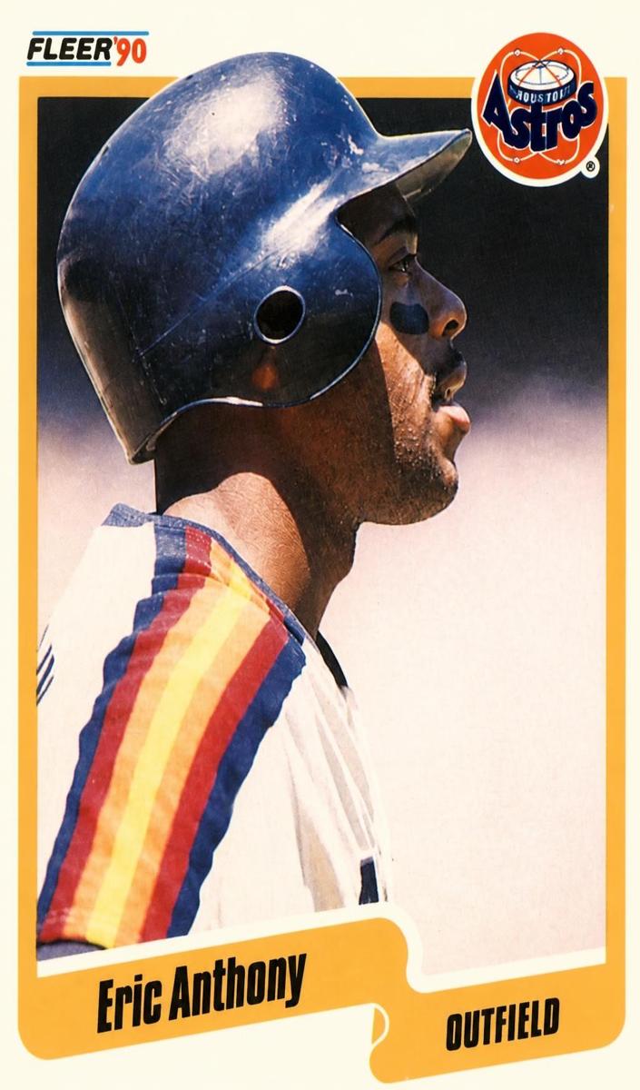 1990 Fleer Eric Anthony #222 card