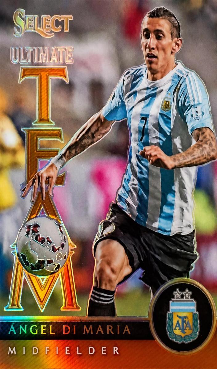 2015 Panini Select Angel Di Maria [Orange] #10 card