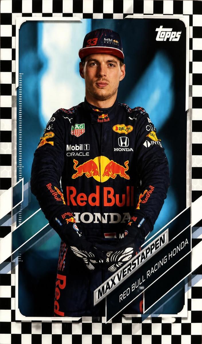 2021 Max Verstappen [Checker Flag] #3