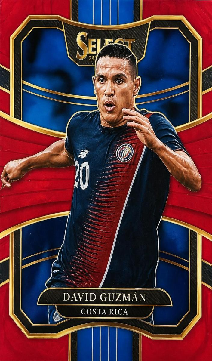 2017 Panini Select David Guzman [Maroon] #56 card