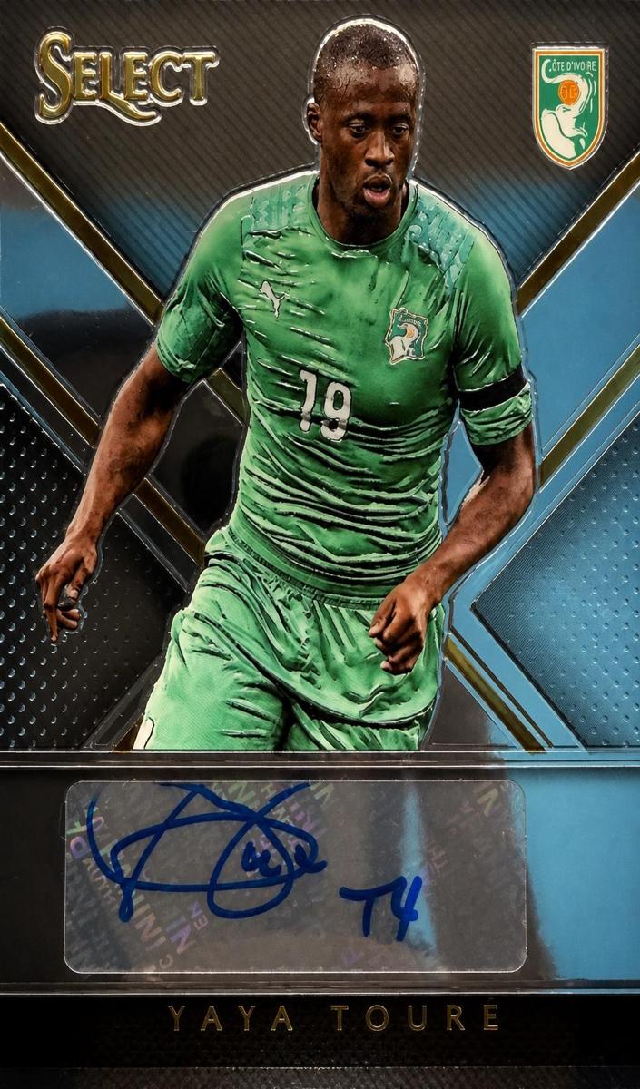 2015 Panini Select Yaya Toure [Purple] #51 card