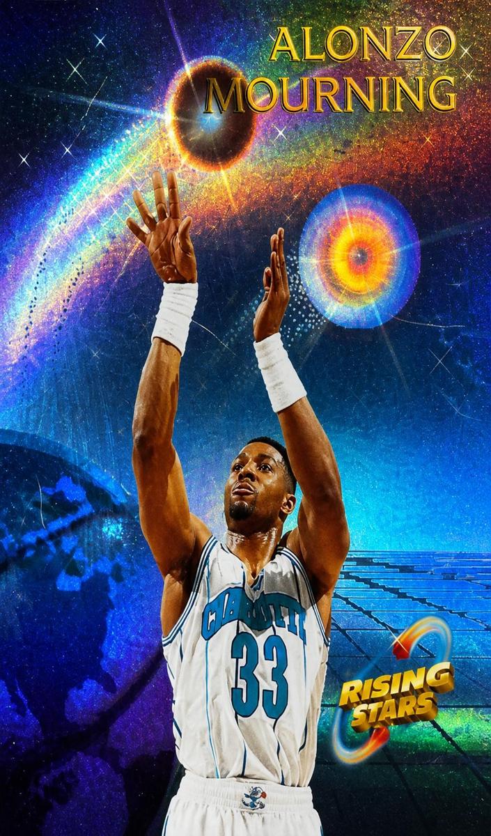 1994 Topps Stadium Club Alonzo Mourning #4 card