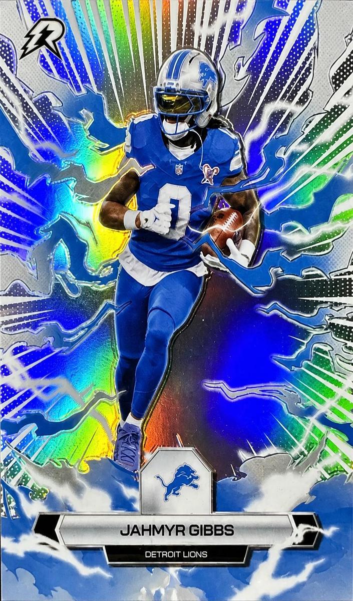 2025 Topps Resurgence Jahmyr Gibbs [Purple Surge] #33 card