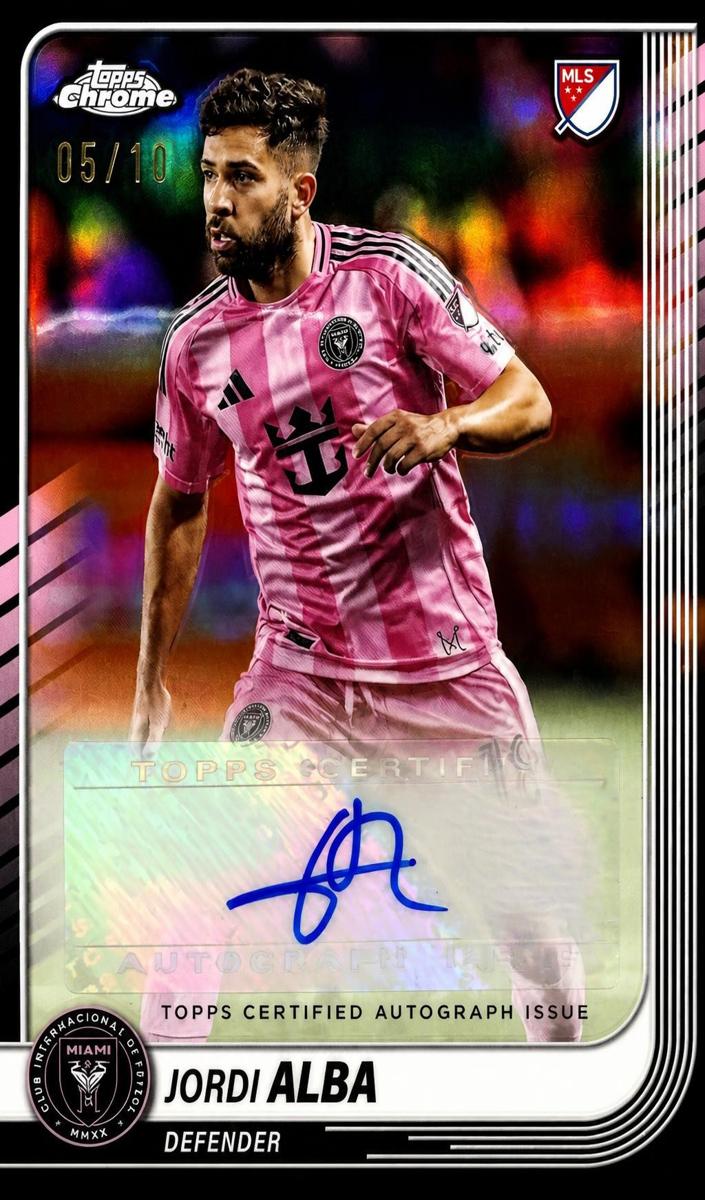 2025 Jordi Alba [Black Refractor] #CA-JA