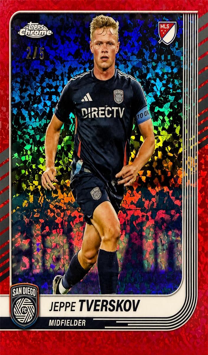 2025 Jeppe Tverskov [Red Refractor] #18