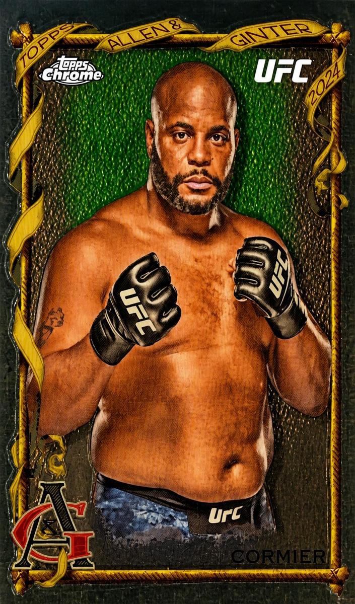 2024 Daniel Cormier [Black Refractor] #AAG-29