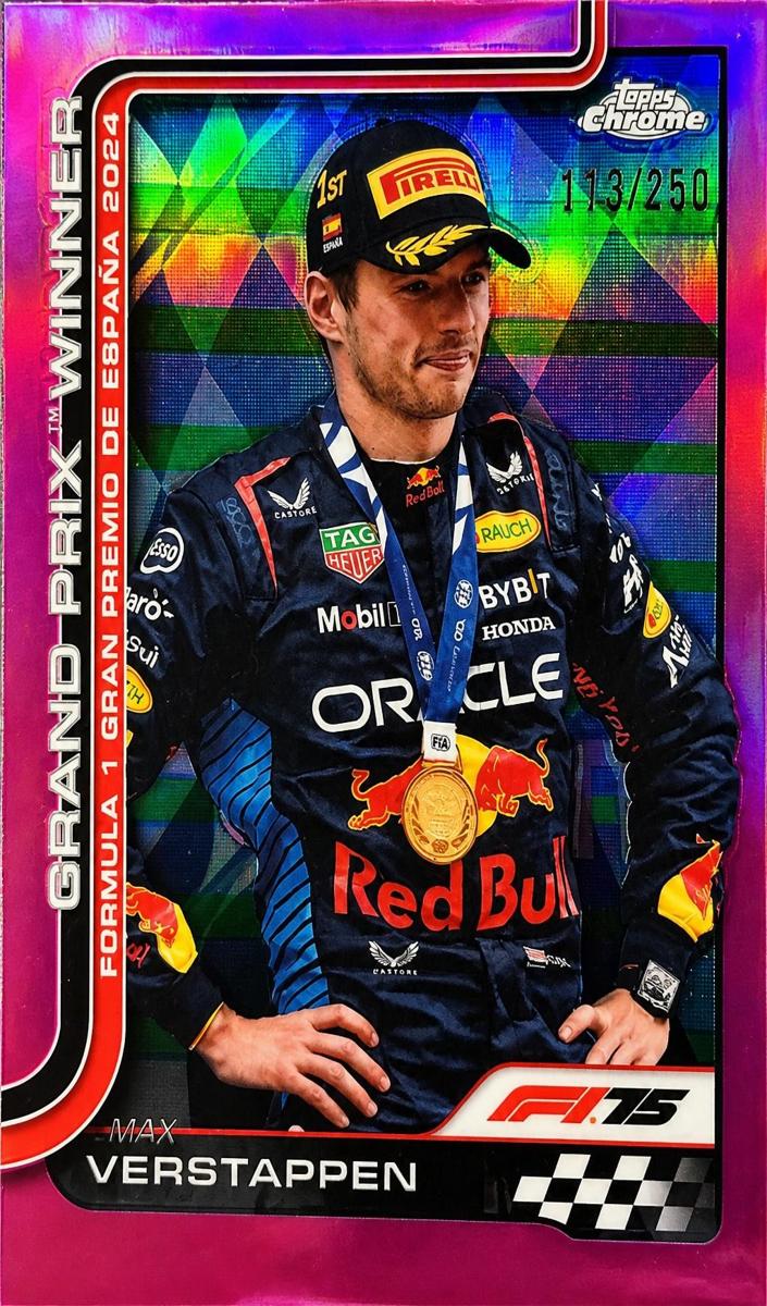 2025 Max Verstappen [Pink Refractor] #102