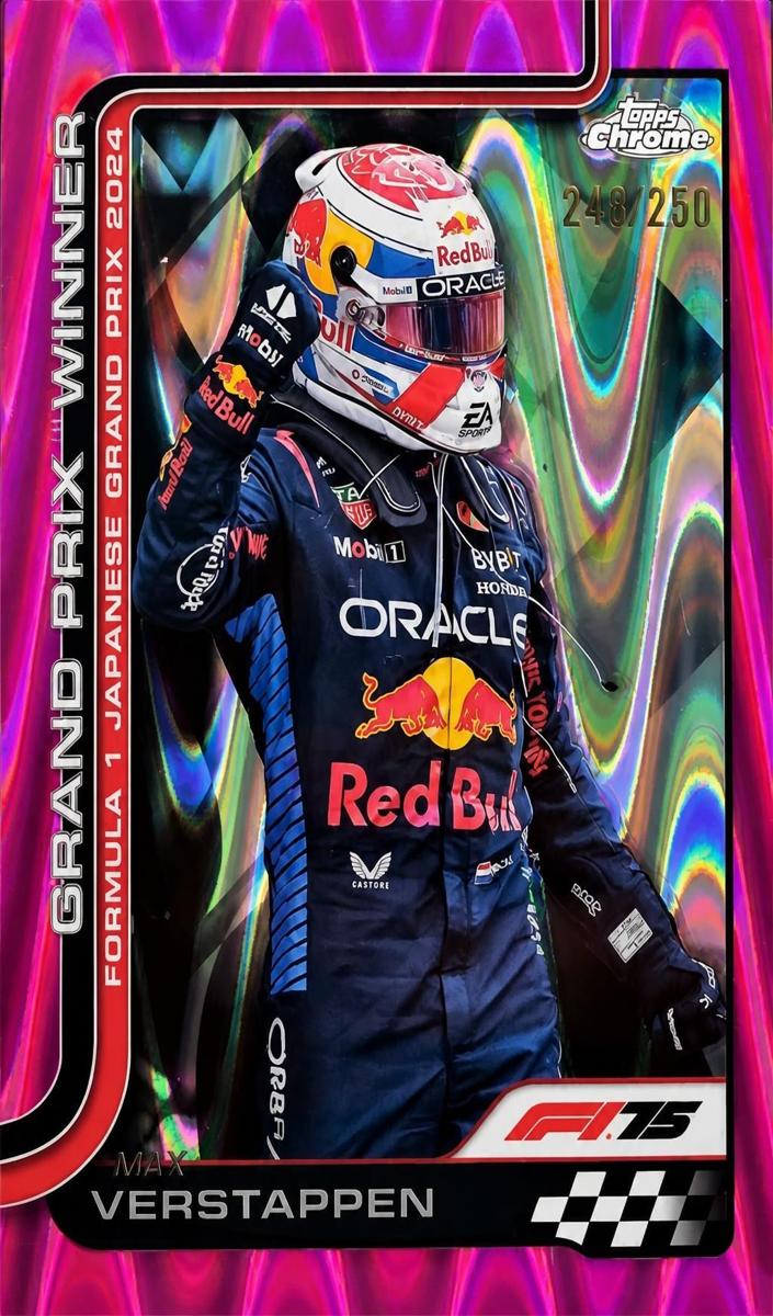 2025 Max Verstappen [Pink RayWave Refractor] #96
