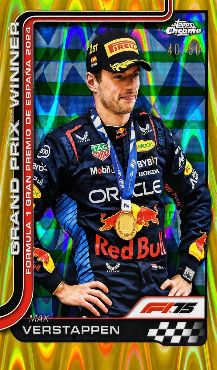 2025 Max Verstappen [Gold RayWave Refractor] #102