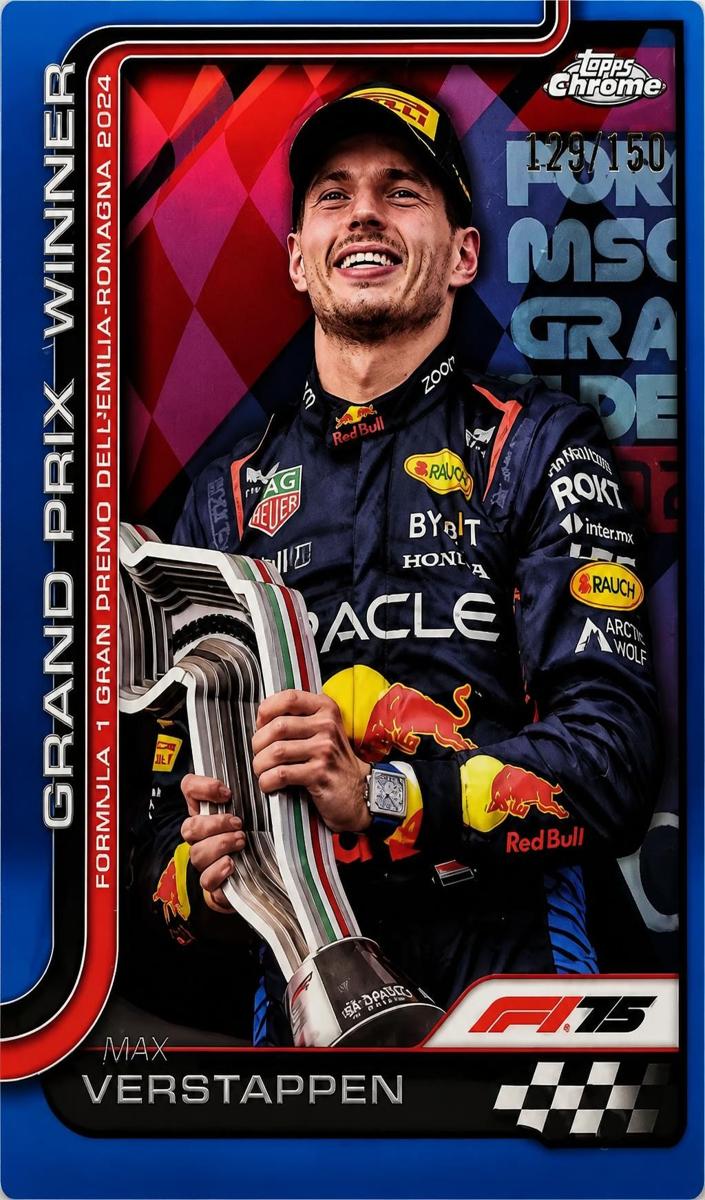 2025 Max Verstappen [Blue Refractor] #99