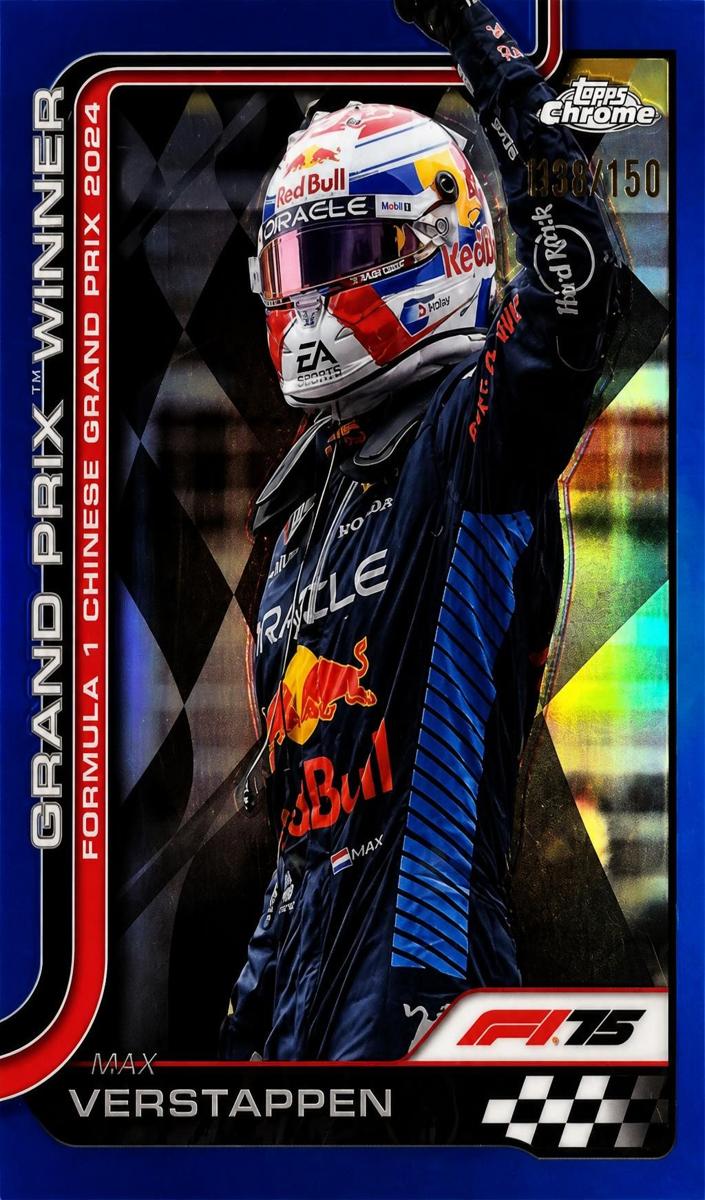 2025 Max Verstappen [Blue Refractor] #97