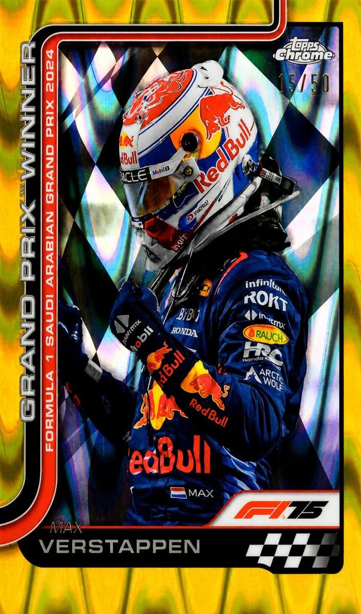 2025 Max Verstappen [Gold RayWave Refractor] #94