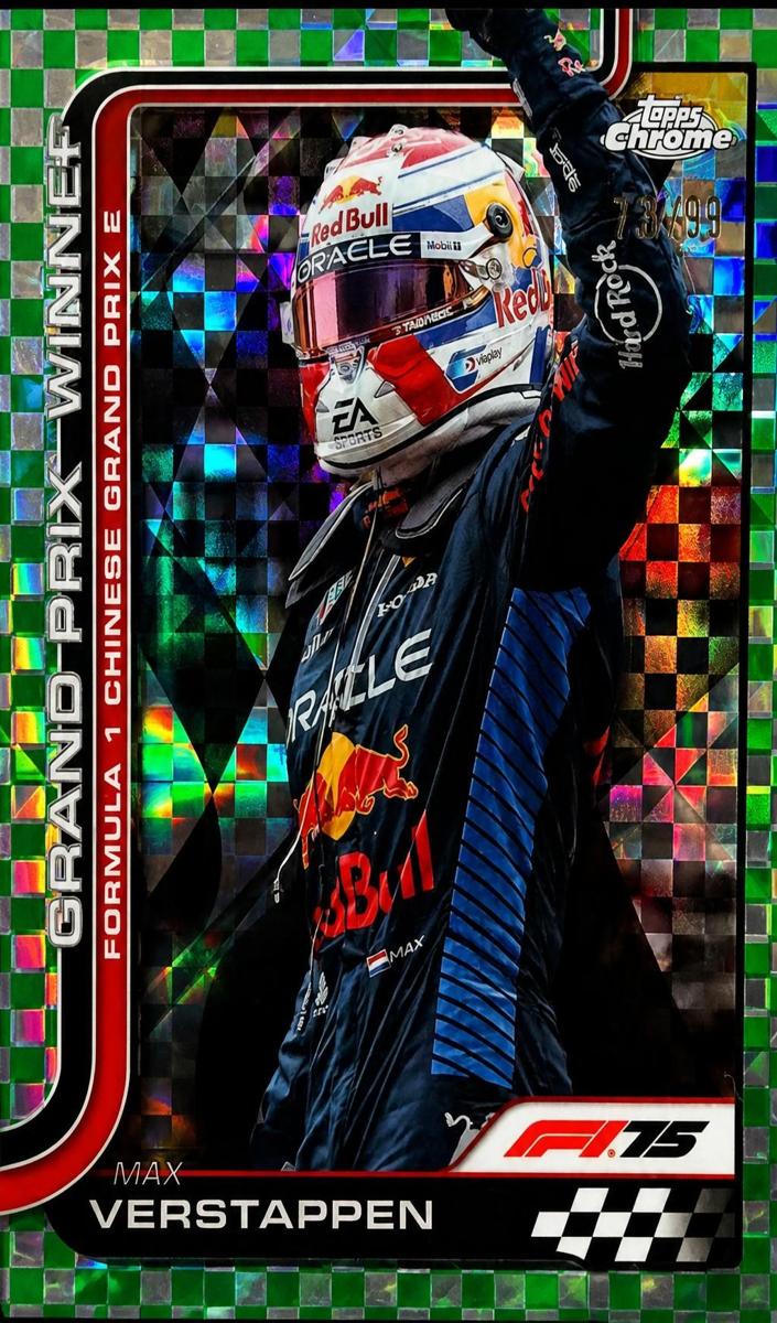 2025 Max Verstappen [Green Refractor] #97