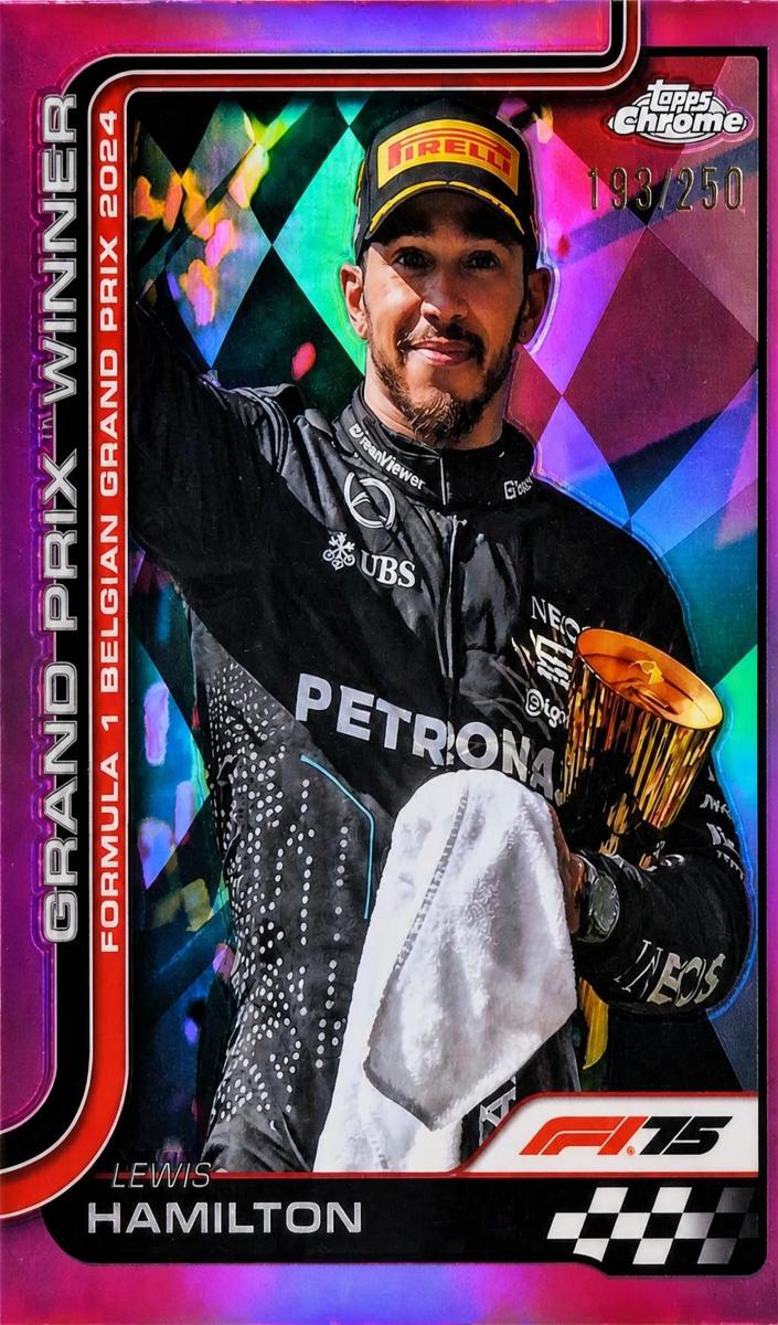 2025 Lewis Hamilton [Pink Refractor] #106